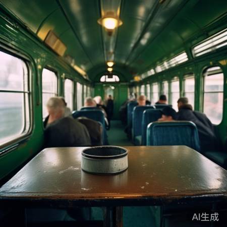 绿皮火车烟灰缸的怀旧情怀