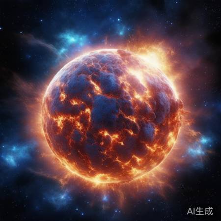 恒星燃料耗尽,爆发退休