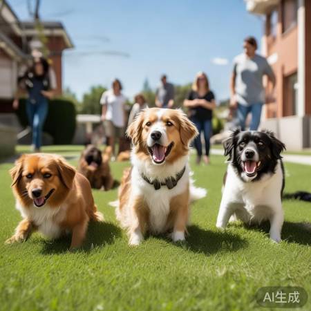 狗狗随意排泄,环境不尊重