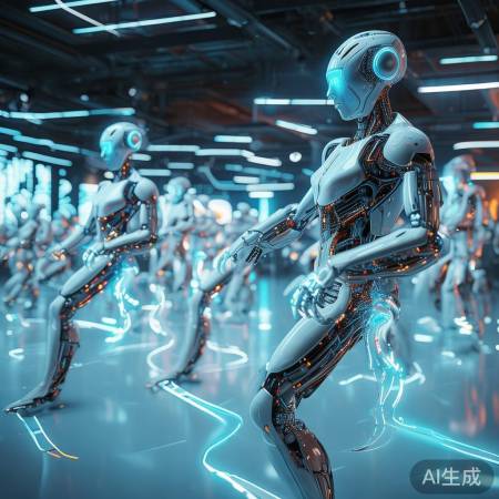 机器人舞震撼,科技艺术探索