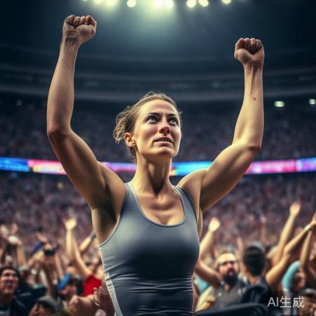 陈梦硬核夺金,粉丝全力支持