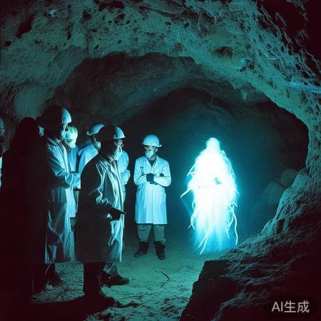 地下700米神秘鬼影