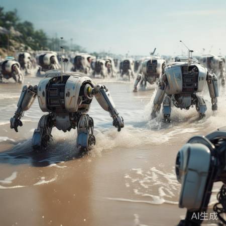 无人军团实战演练：抢滩登陆细节首次曝光