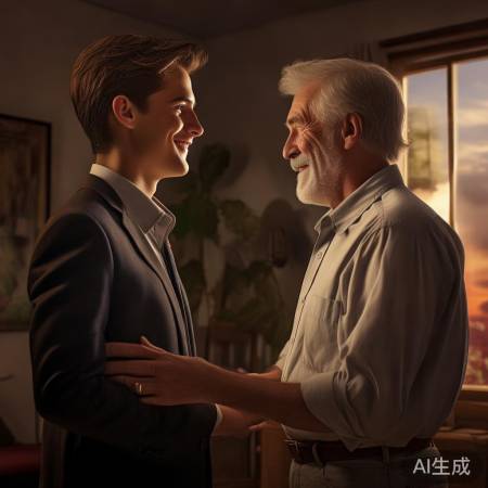 罗晋成功背后:家是土壤,父是支