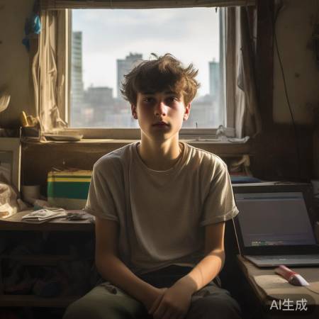 “少年走红,身份热议”