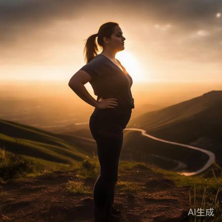 胖女孩逆袭，汗水铸希望