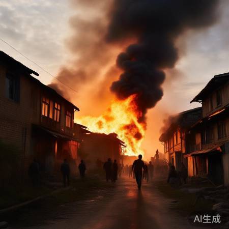 村委会办公楼失火,账本危在旦夕