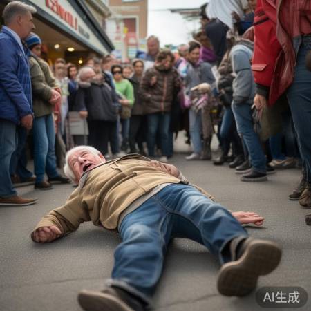 小区快递站摔跤引热议