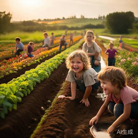 感动童真,农场传承温情