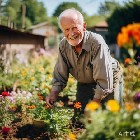 李顺载爷爷,热爱生活事业