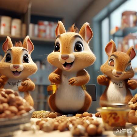 三只松鼠新鼠员工亮相