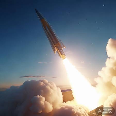 导弹起竖,震撼人心