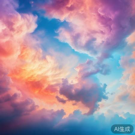 “云彩变幻，绝美画卷”