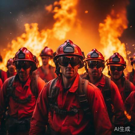 烈火英雄:消防员英勇救火