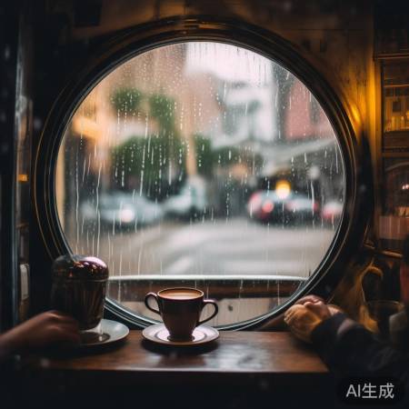 雨中咖啡小确幸