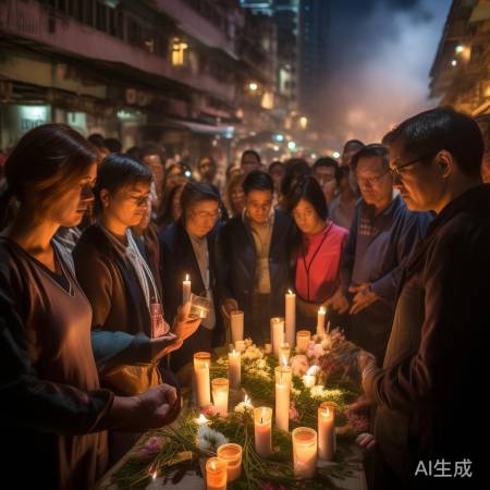 香港火灾哀悼,生命至上