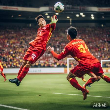 U17国足严防死守,门将神勇救