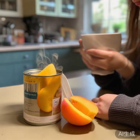 黄桃罐头辅助甲流恢复