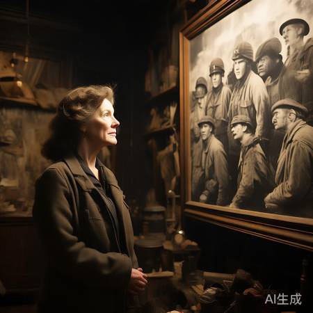 致敬抗战先烈,王伟妻子访博物馆