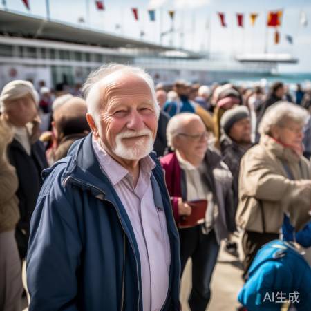 老人抢购海上之旅船票