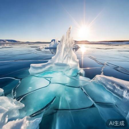 黑龙江奇观：龙鳞冰湖宛如画卷，惊艳自然美景