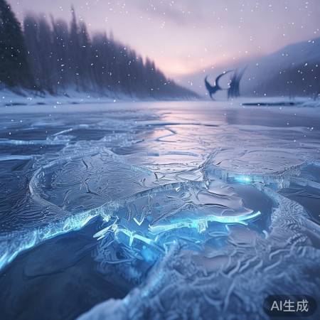 龙鳞冰湖藏传说