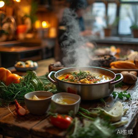 “暖胃美食，适量享用”