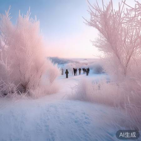 吉林雾凇岛,雪中仙境