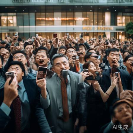 银行门口惊险瞬间传遍网络