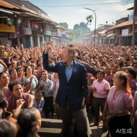 “秘鲁总统候选人演讲，人气高引