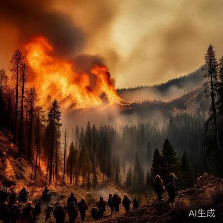 绵阳山区山火真相