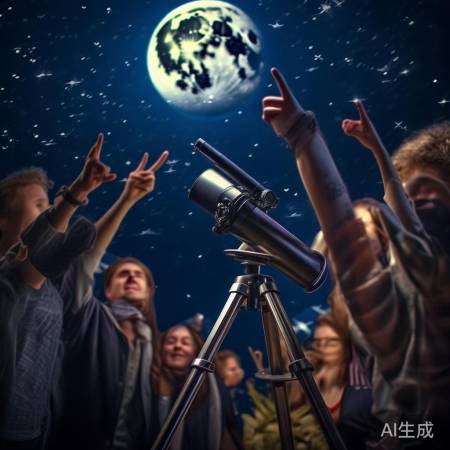 晒月亮照片，分享美好时刻