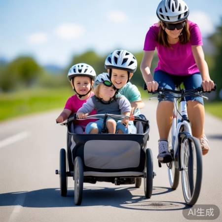 关注孩子骑行安全