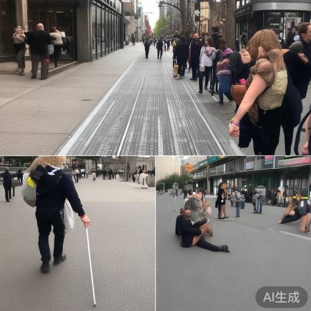 盲道成绊脚石,规划与管理缺失