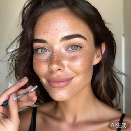 雀斑也能变特色