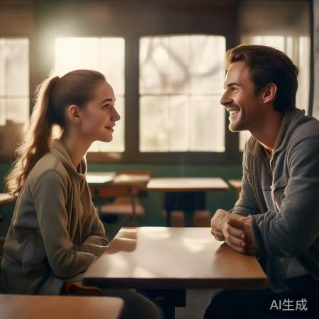 学生紧张遇幽默老师