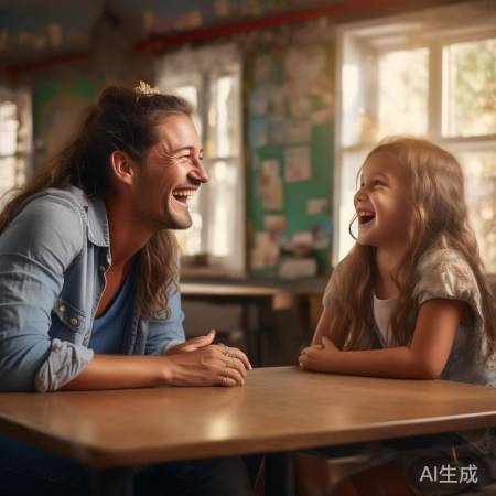 老师私下随和亲切