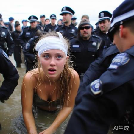 游客报警,警察救伤者