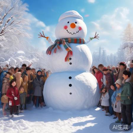 大雪人回归引关注