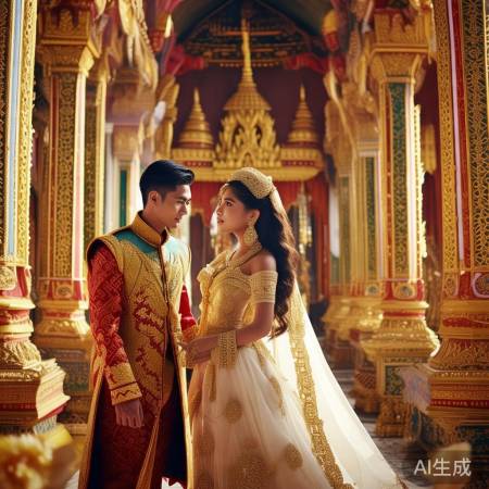 柬埔寨王子大婚盛况