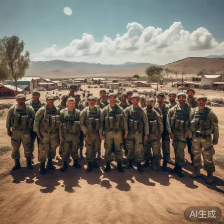 美军携武器入境,或为维护和平