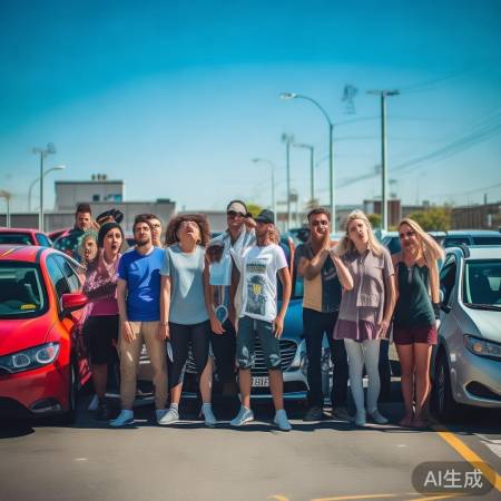 车主爱车被锁,尴尬等解释