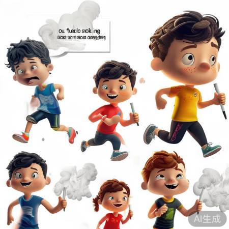 戒烟表情包:创意戒烟,正能量满