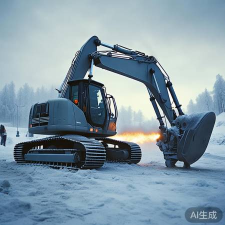 寒冷启动,挖掘机稳定如常