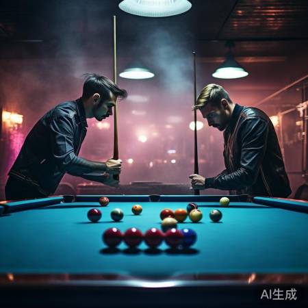 台球高手再展实力