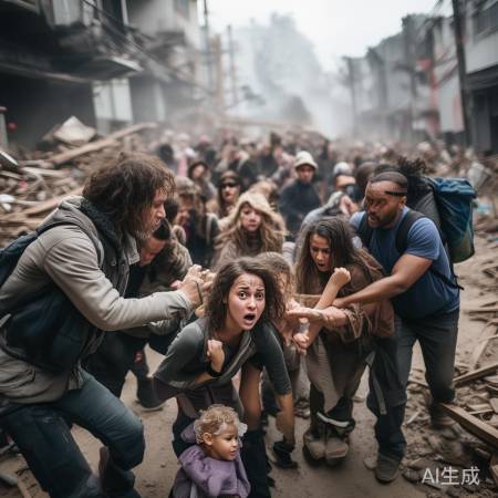 日本地震游客逃生,人性光辉闪耀