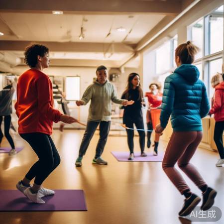 室内运动抗寒提神