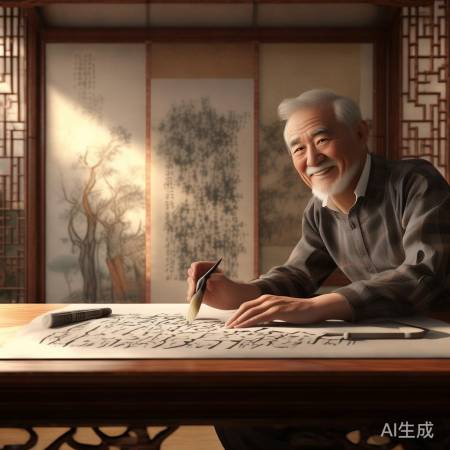 国粹书法绘画，墨香画意深。