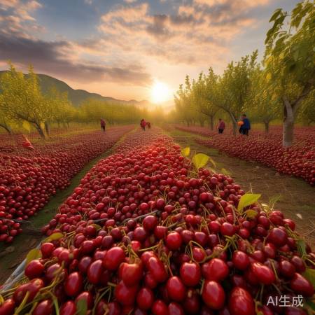 新疆甘肃车厘子,天然馈赠