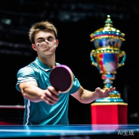 乒乓球新星,昔日顽童变天才